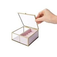 Glass Jewelry Box