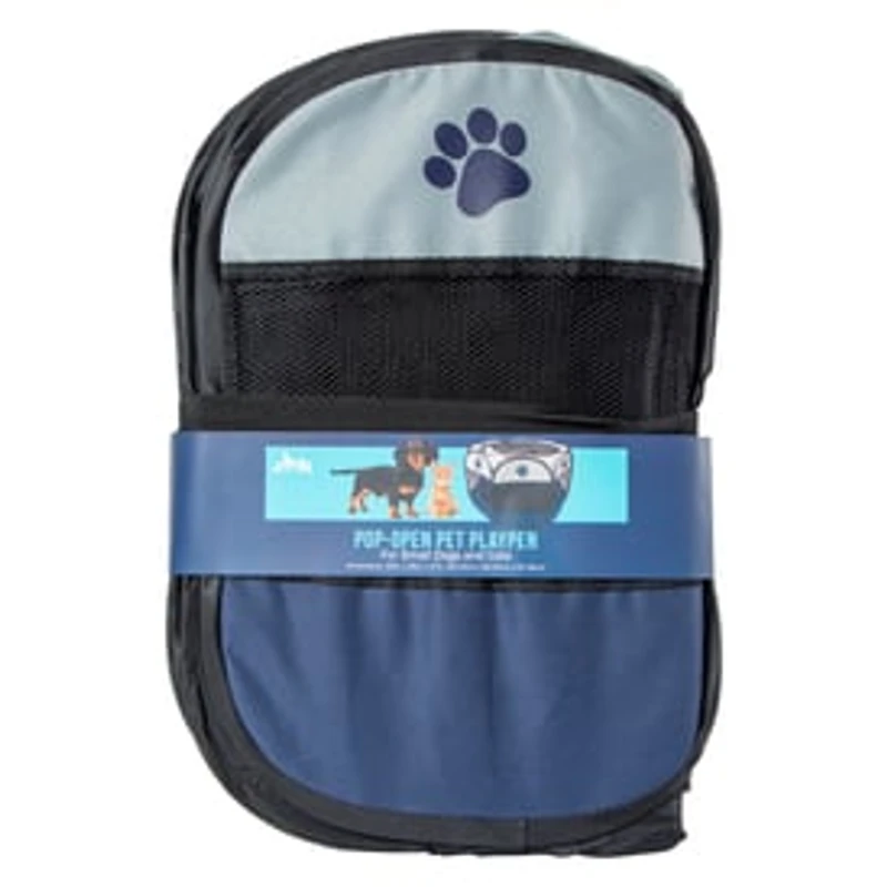 Pop-Open Pet Playpen For Small Dogs & Cats 26in x 17in