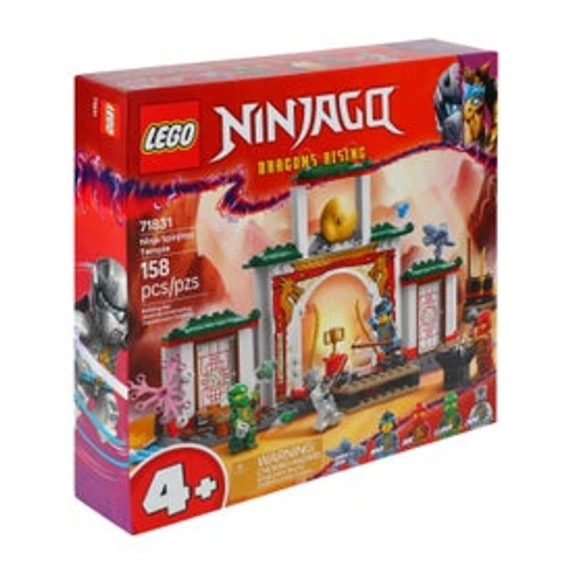 LEGO® Ninjago Dragon's Rising Ninja Spinjitsu Temple Building Toy 158-Pcs