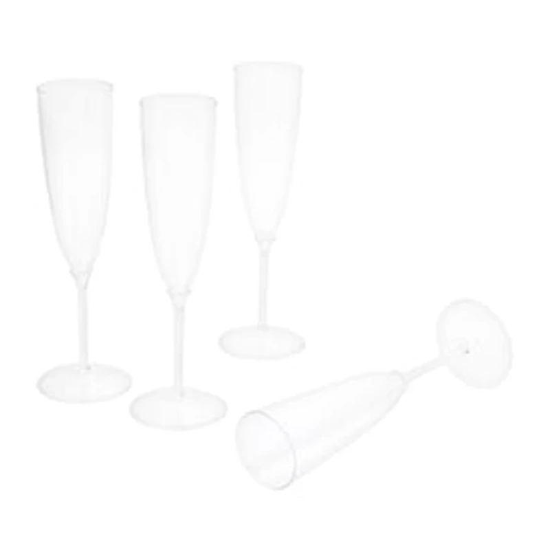 Champagne Flutes 4-Pack 6oz