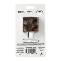 USB-A & USB-C Bling Dual Wall Charger 3.1 Amp