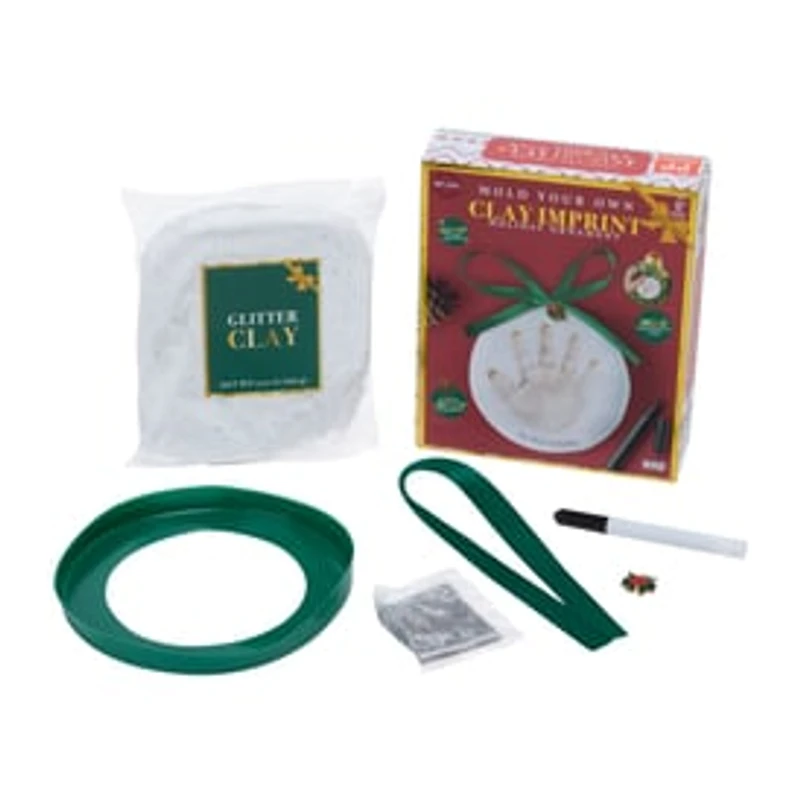 Make Your Own Clay Imprint Holiday Ornament Set