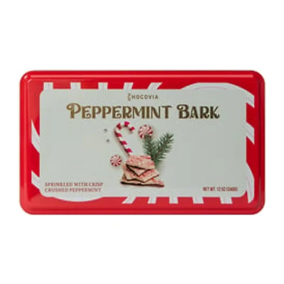 Chocovia Peppermint Bark Tin 12oz