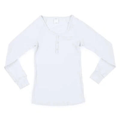 Juniors Rib Knit Henley Lounge Top