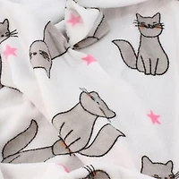 Cute Cat & Dog Blanket 50in x 60in