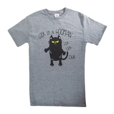 Look, I'm A Hooman, Dur Dur Dur' Cat Graphic Tee - Xl