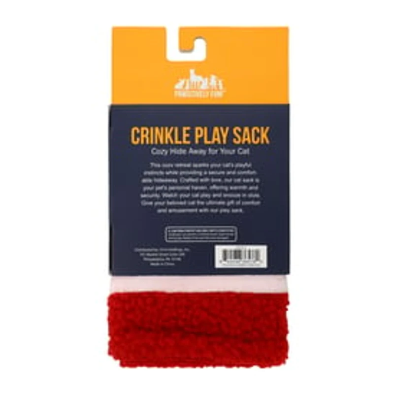 Pawsitively Fun™ Crinkle Play Sack For Cats