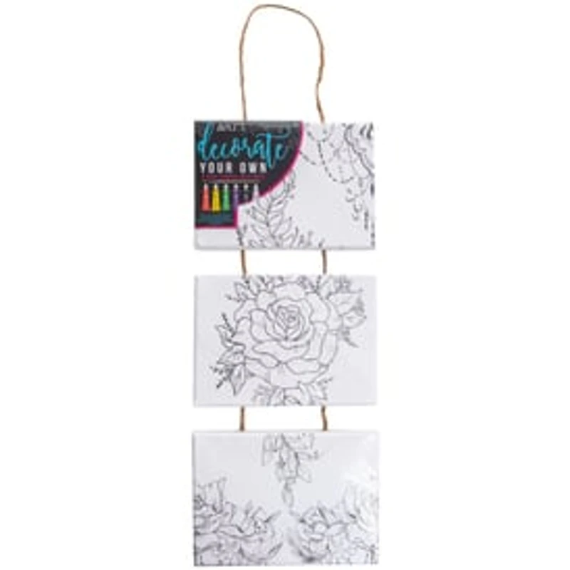 DIY Set Of 3 Mini Canvases Wall Art 5in x 7in