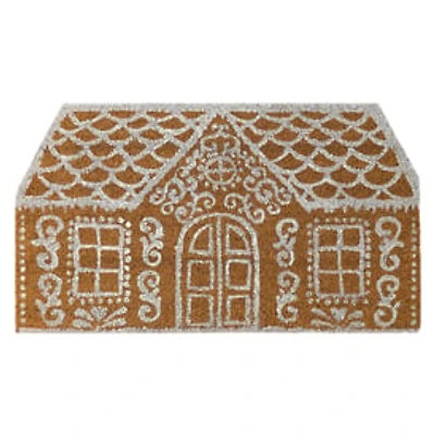 Holiday Gingerbread Coir Mat 28in x 16in