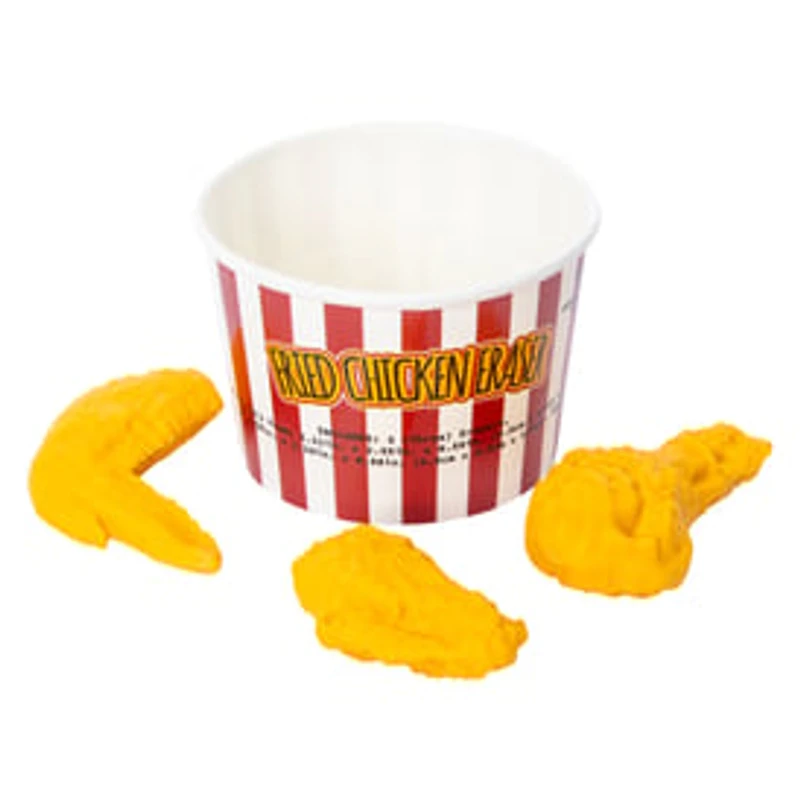 3D Foodie Eraser Set 3-Count