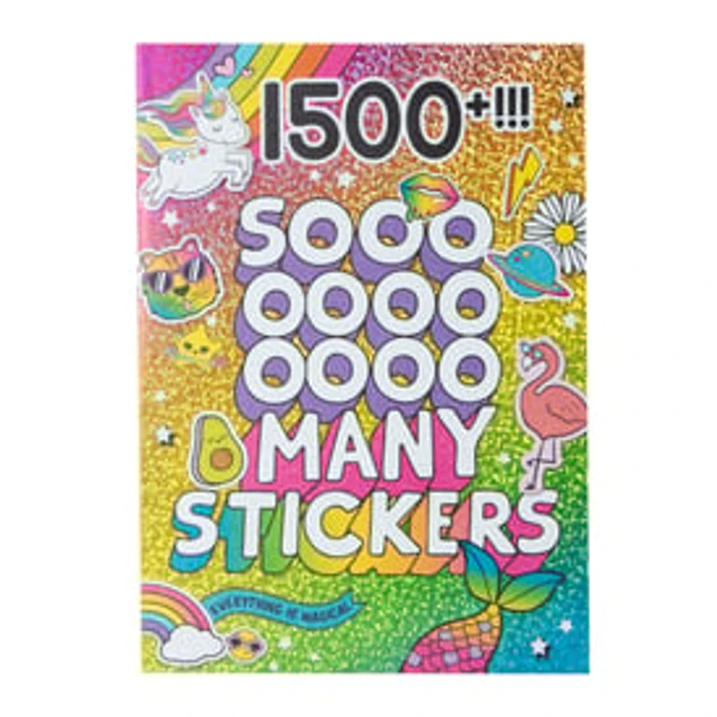 Sticker Book With Over 1500 Stickers