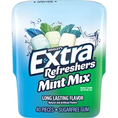 Extra® Refreshers Mint Mix Sugarfree Gum - 40 Pieces