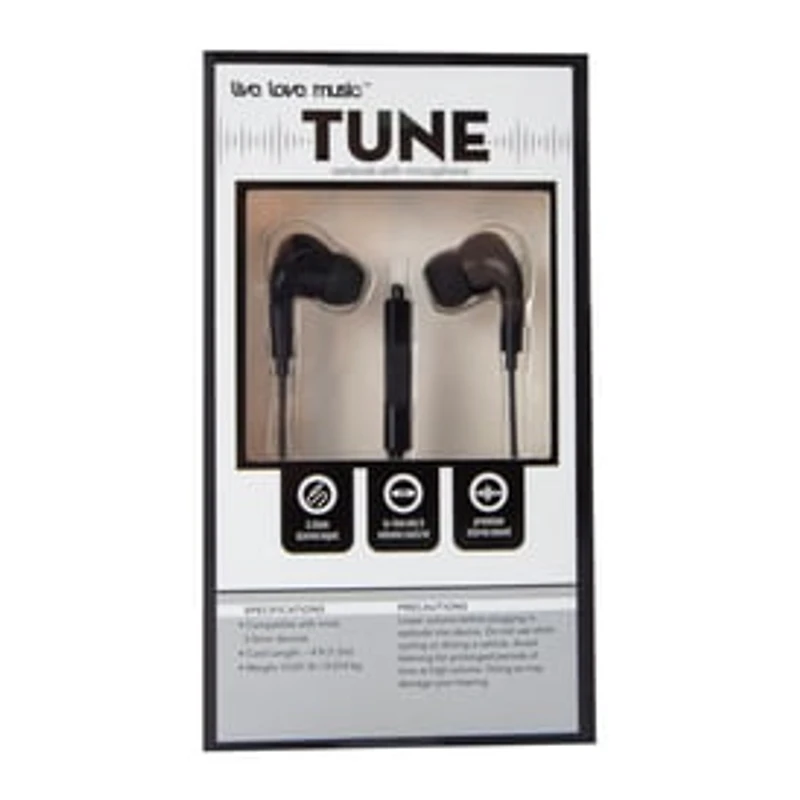 Tune Wired Earbuds With Microphone