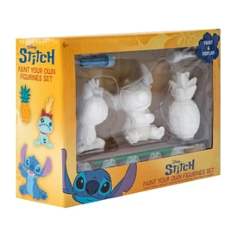 Disney Stitch Paint Your Own Figurines Set