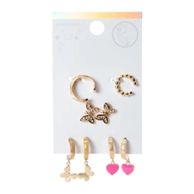 Earrings & Cuffs 5-Pack - Butterfly