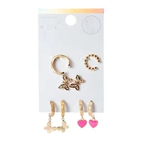 Earrings & Cuffs 5-Pack - Butterfly