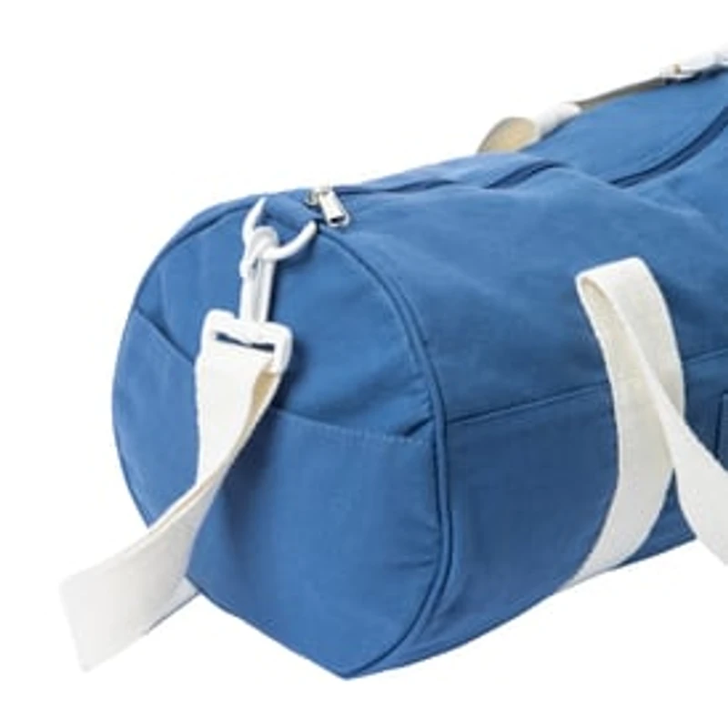 Printed Canvas Duffel Bag