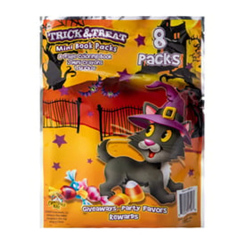 Halloween Trick & Treat Mini Books 8-Pack