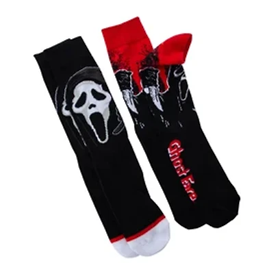 Mens Ghost Face® Crew Socks 2-Pack