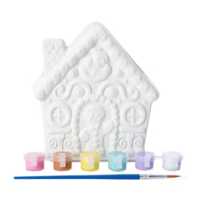 Christmas Paint A Gingerbread House Set