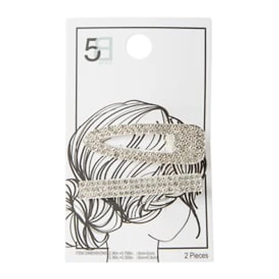 Rhinestone Snap Clip 2-Pack