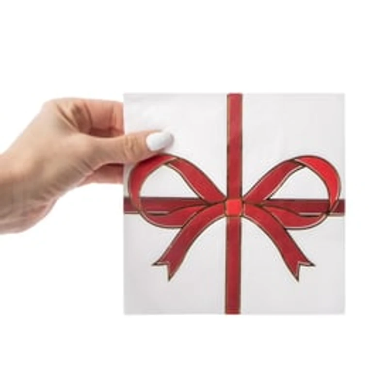 Christmas-Themed Ribbon Present Napkins 20-count