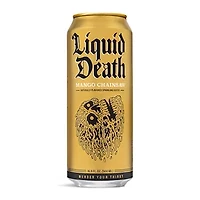 Liquid Death Mango Chainsaw Flavored Sparkling Water 16.9oz