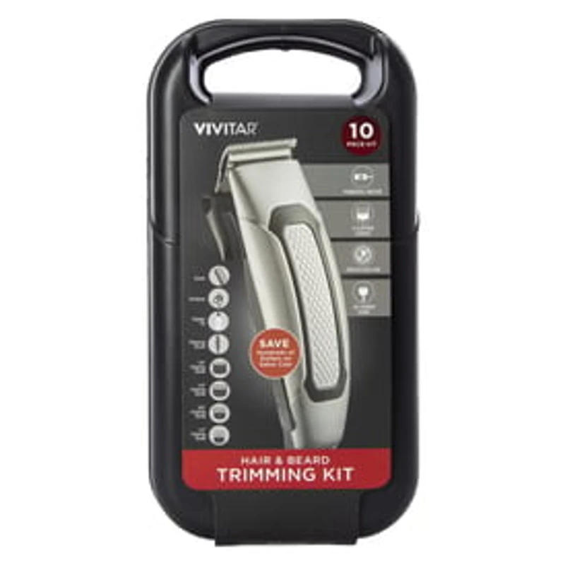 Vivitar® Hair & Beard Trimming Set 10-Piece Kit