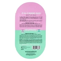 Vitamasques 2-in-1 Rose Petal Mud & Green Tea Mud Mask Duo