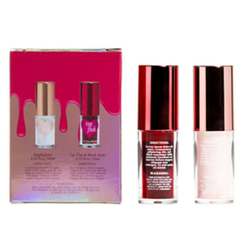 Amora Berry Glazed Duo Blush/Lip Tint & Highlight Set