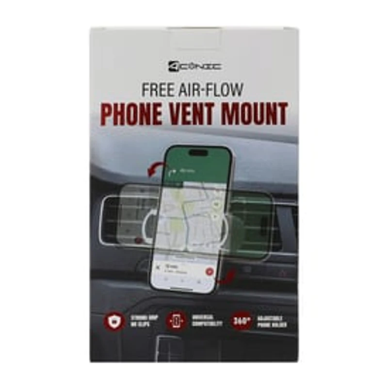 Car Free Air-Flow Phone Vent Mount