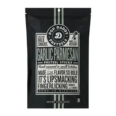 Pop Daddy Garlic Parmesan Pretzel Sticks 7.5oz