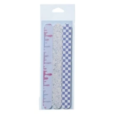 3-Piece Glitter Nail Files Set
