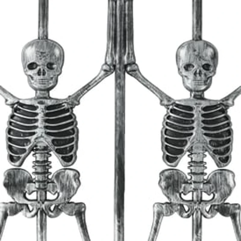 Halloween Skeleton Fence