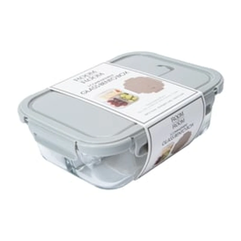 Glass Bento Box 3-Compartment