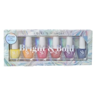 Smoke & Mirrors Bright & Bold Nail Polish 6-Piece Set