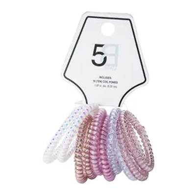 Hair Coils 10-Count - Holographic