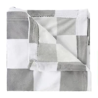2-Sided Plush Throw 50inx60in