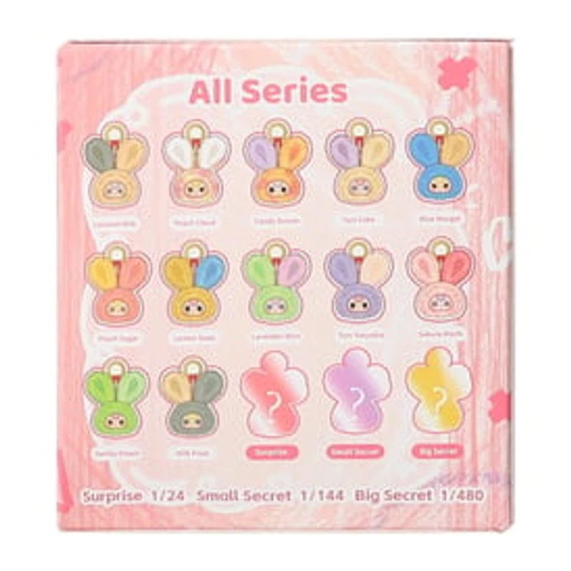 Baby Three Petit Macaron Cute Bunny Head V2 Plush Blind Box (Styles May Vary)