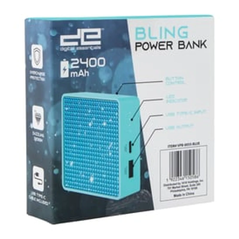 2400mAh Bling Power Bank