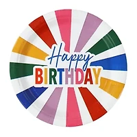 Happy Birthday Party Plates 20-Count