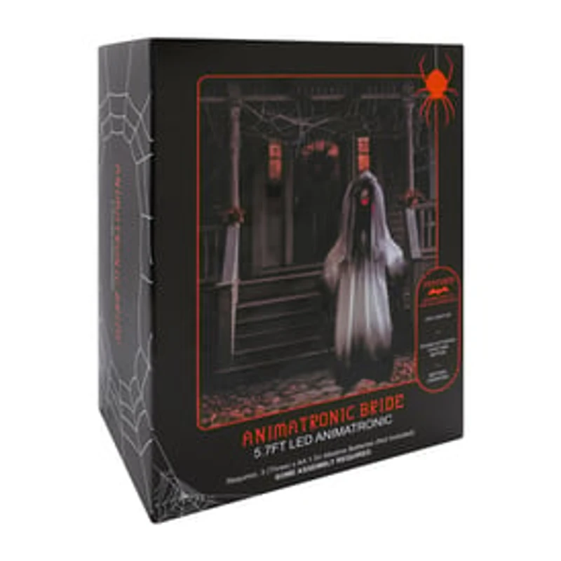 Halloween Animatronic Bride 5.7ft.