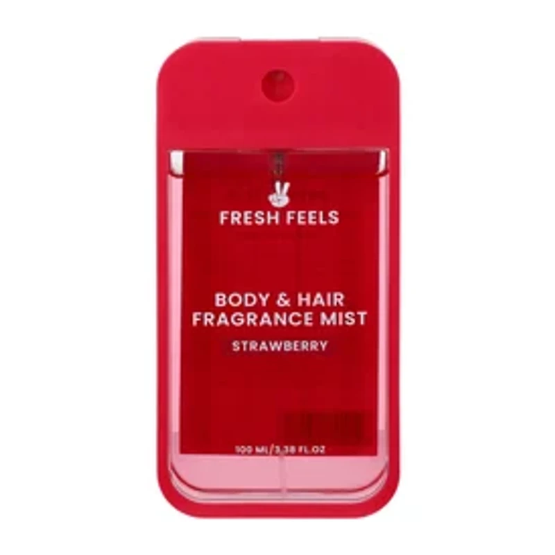 Fresh Feels Strawberry Body & Hair Fragrance Mist 3.3oz