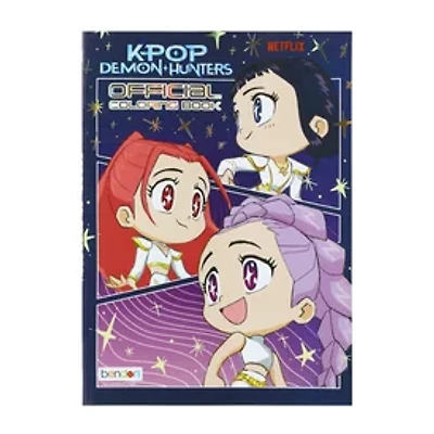 Netflix KPop Demon Hunters Official Coloring Book