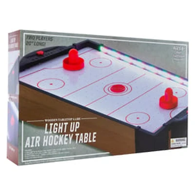 Tabletop Light Up Air Hockey Game 22.8in x 12in
