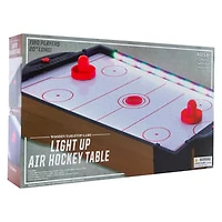 Tabletop Light Up Air Hockey Game 22.8in x 12in