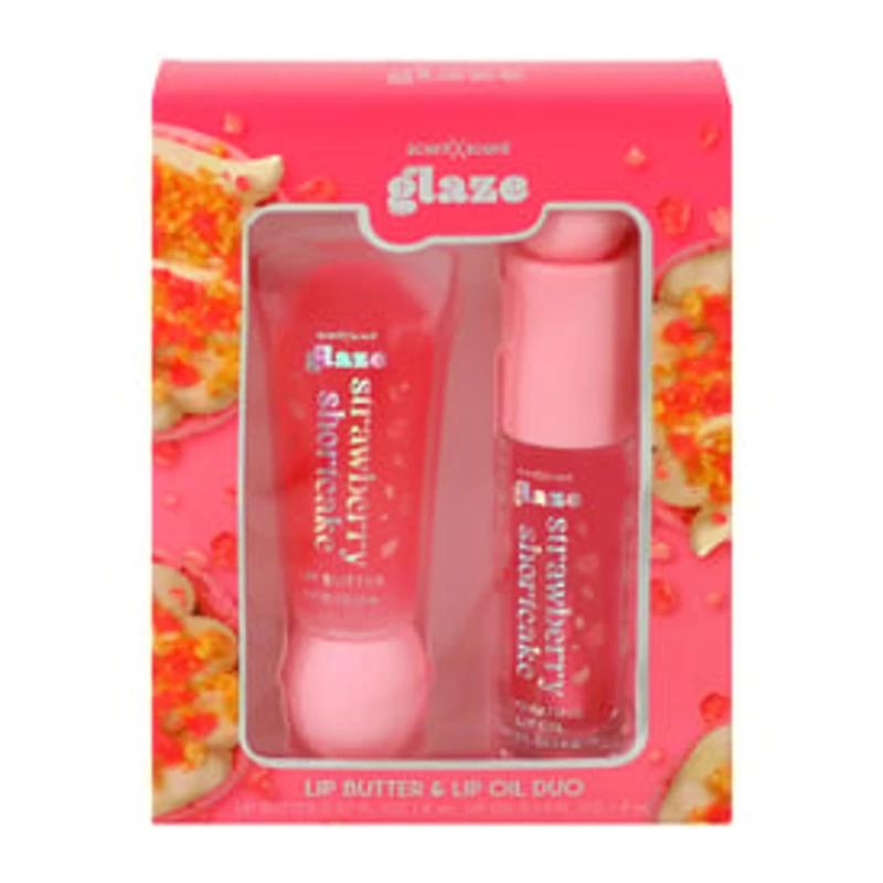 Glaze Strawberry Shortcake Lip Butter & Oil Duo Set