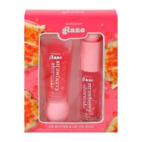 Glaze Strawberry Shortcake Lip Butter & Oil Duo Set