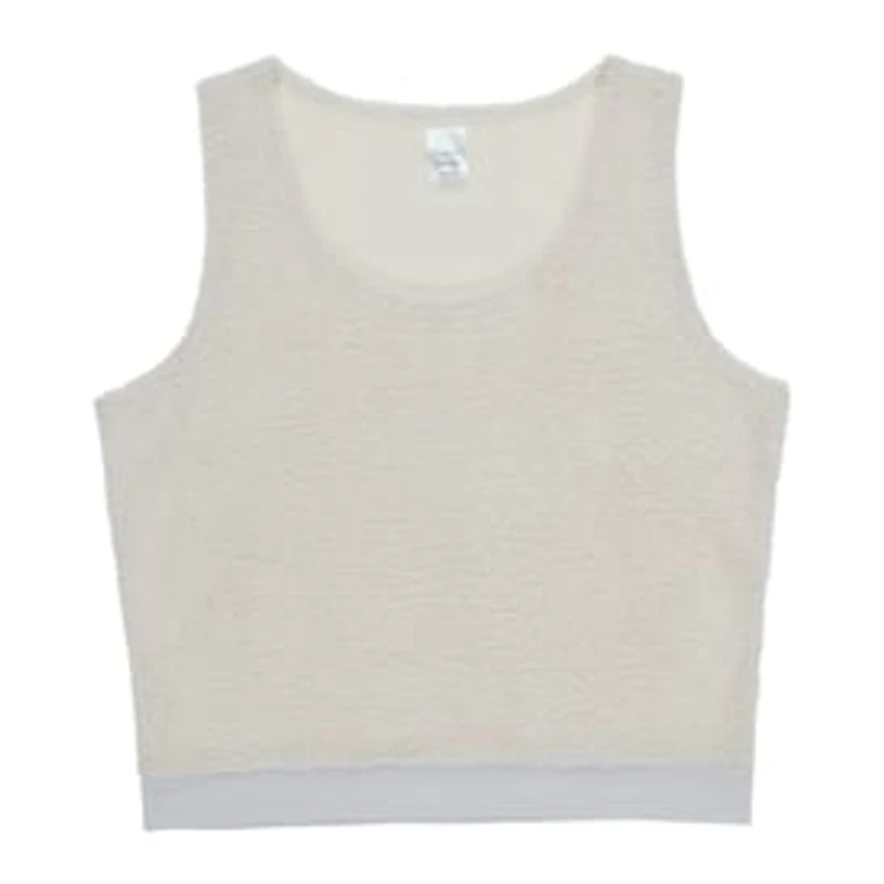 Cream Cozy Teddy Cropped Cami