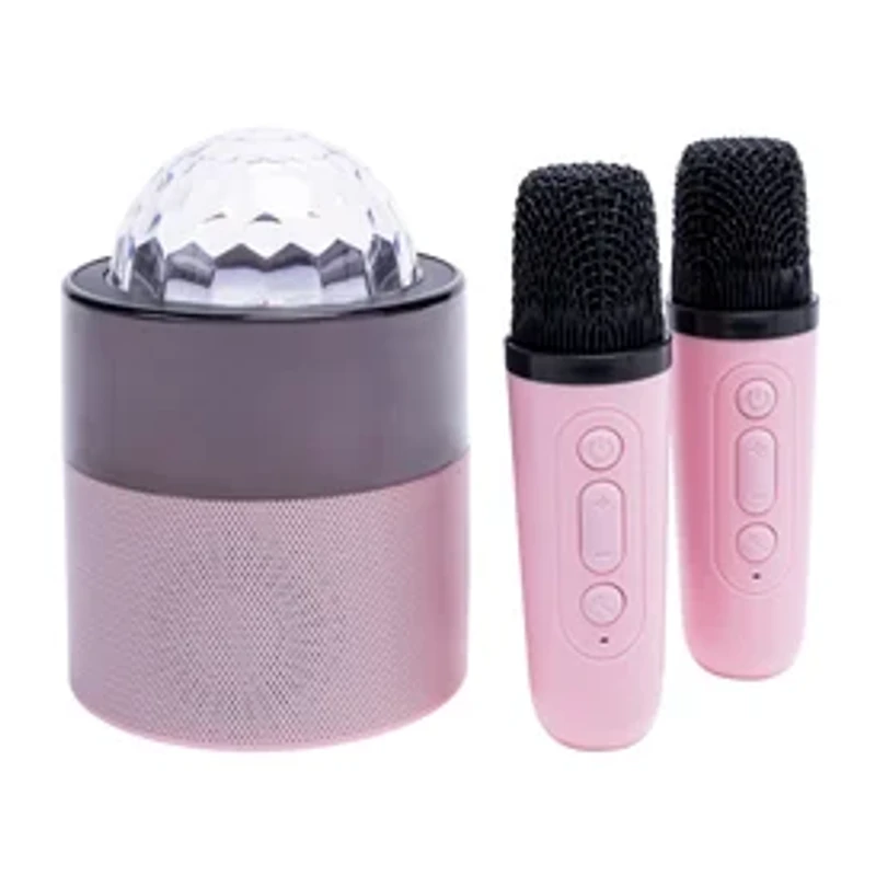 Karaoke Machine W/ 2 Mini Wireless Microphones
